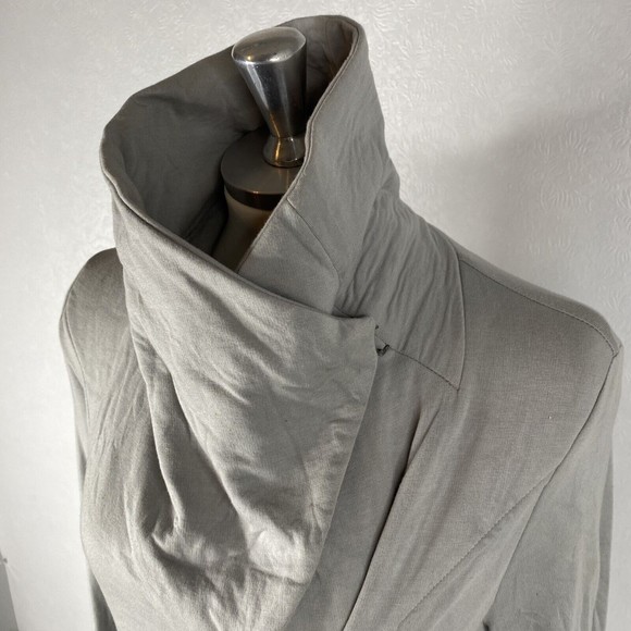 Helmut Lang Sz Small Villous Asymmetric Zip Sweatshirt - Picture 3 of 9